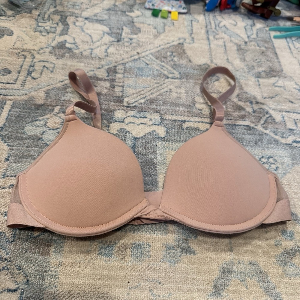 Pepper Ultimate Contour T-Shirt Bra Womens 36A Beige Underwire Small Bust